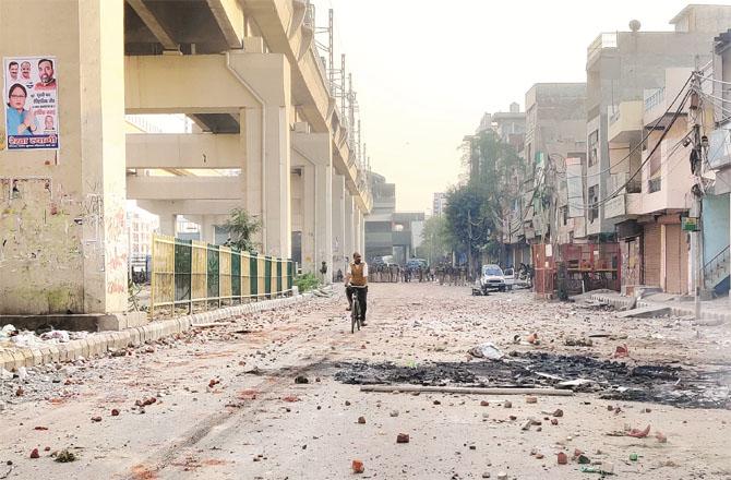 Delhi Police is accused of targeting Muslims in the riots and was later made an accused. (File photo)