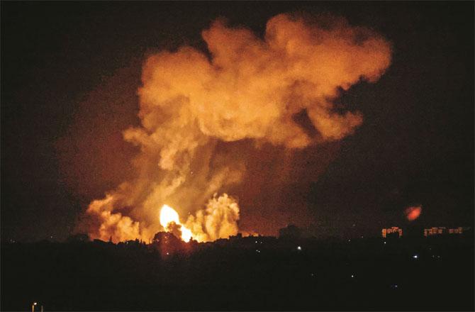 A photo taken from the time of the attack on Gaza (Agency)