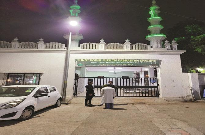 Sunni Kokani Muslim Cemetery in Cooper Kherne, Navi Mumbai.