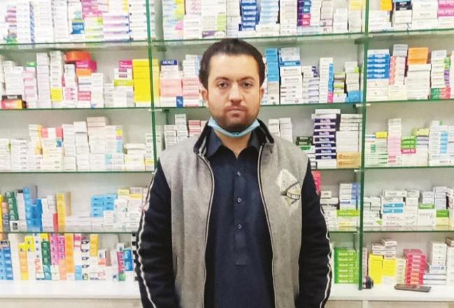 A medical store in Peshawar.Picture:INN