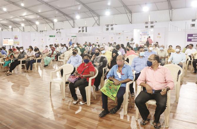 The Covid Jumbo Center in Bandra Kurla Complex where patients were treated during the outbreak.