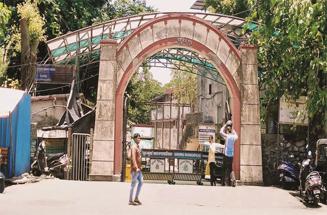 Gate of Deonar Slaughterhouse in Govindi. (File Photo)