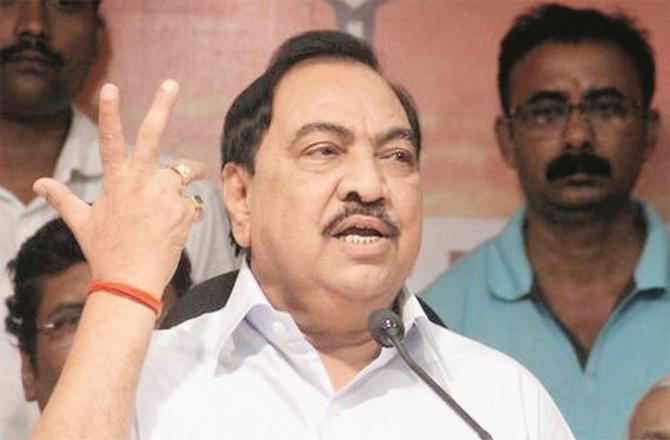 NCP leader Eknath Khadse