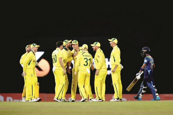 The Australian players showed an all-round performance against Sri Lanka.Picture:INN
