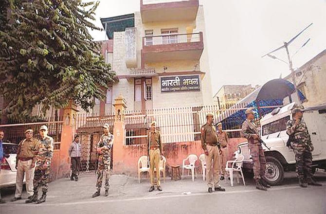 Security has been beefed up at the RSS office
