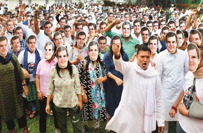 Youth Congress Demonstration in Support of Rahul Gandhi, Congress Opposes ED Action Nationwide