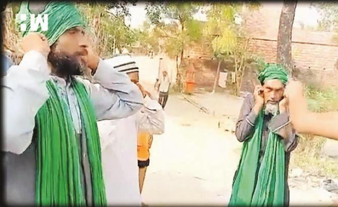  Scene of abuse of Muslim poor, miscreants calling them `jihadis` and `terrorists`.Picture:INN