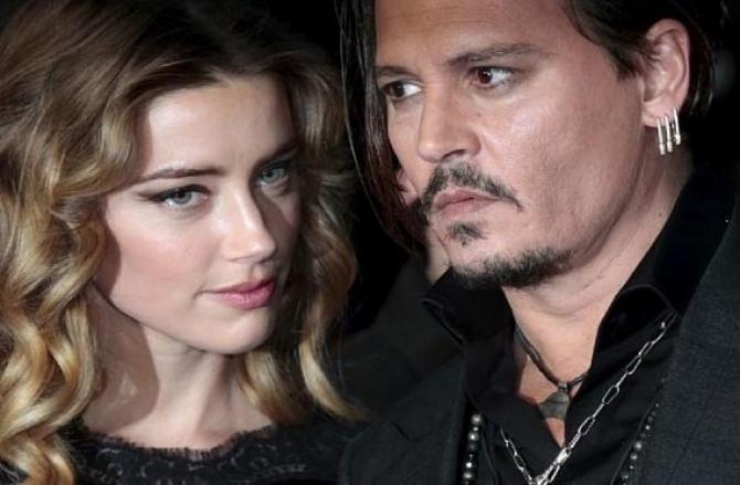 Johnny Depp and Amber Heard. Picture:INN