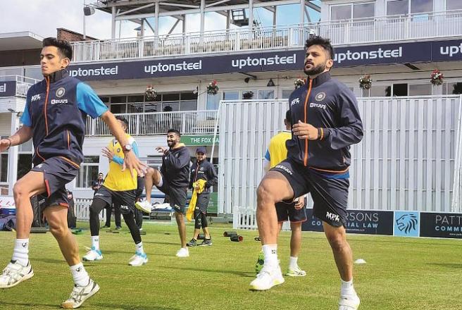 Indian players are training.Picture:INN