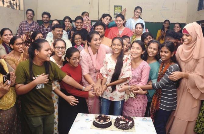 Goregaon in Mumbai after the SSC results were announced.Picture: Inquilab