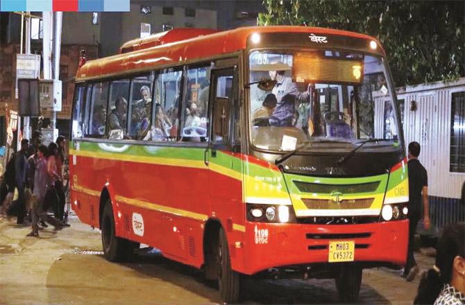 Currently, the best bus will run overnight on route 6 in Mumbai. (File photo)