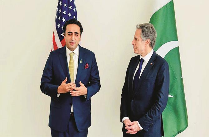 US Secretary of State Anthony Blinken and Pakistani Foreign Minister Bilawal Bhutto.