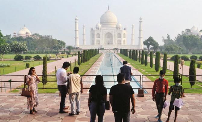  In the name of patriotism, those who tamper with the historical heritage of the country have a long view of the Taj Mahal..Picture:INN