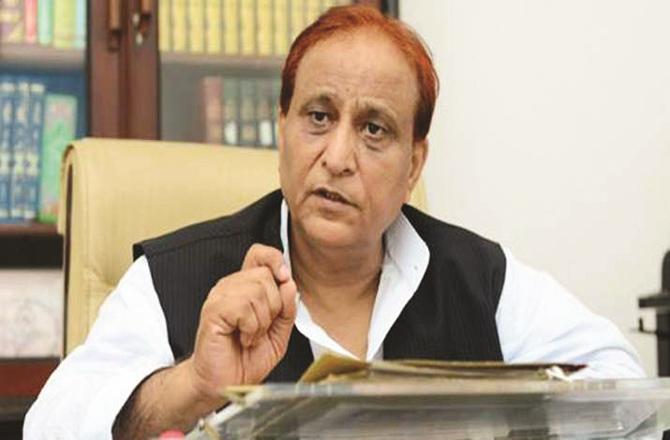 Former Minister of Uttar Pradesh and a prominent leader of the Samajwadi Party Muhammad Azam Khan