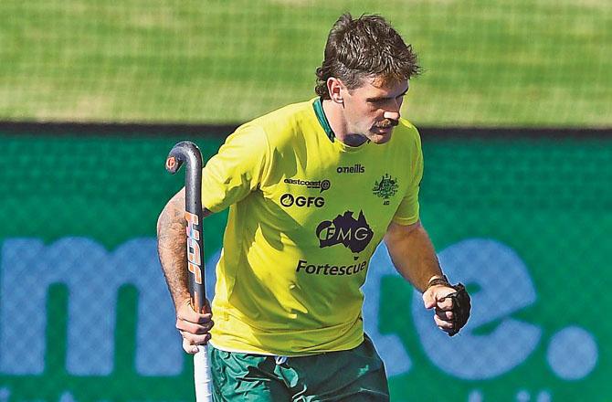 Blake Gowers scored 3 goals for Australia..Picture:INN