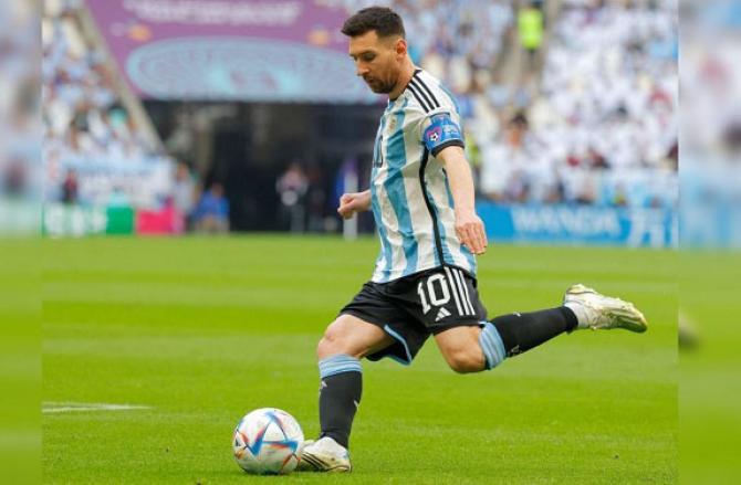  Lionel Messi`s magic did not last in the first match of the World Cup.Picture:INN