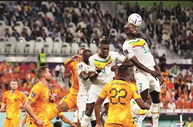 A Picture of the match between Senegal and the Netherlands.Picture:INN