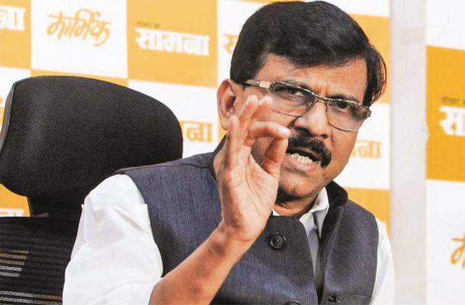 Union Minister Rao Sahib Danve and Shiv Sena leader Sanjay Raut