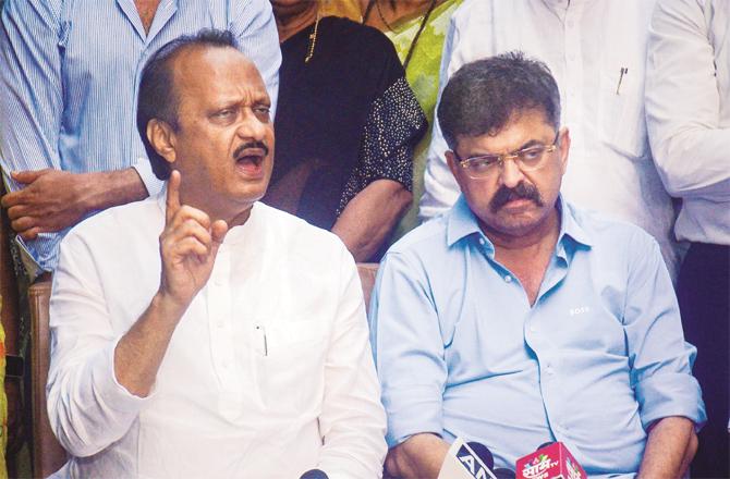 Opposition leader Ajit Pawar openly supported Jitendra Ohar and slammed the ruling parties. (Photo: PTI)