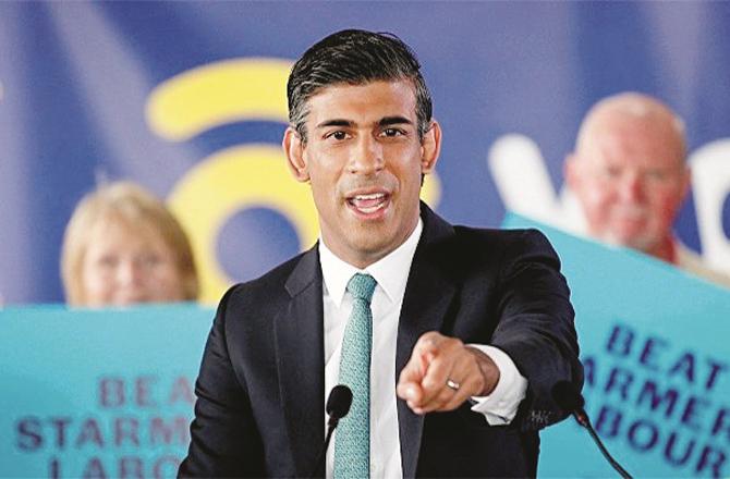 Rishi Sonik has once again joined the race for the Prime Ministership of Great Britain. (Photo: Agency)