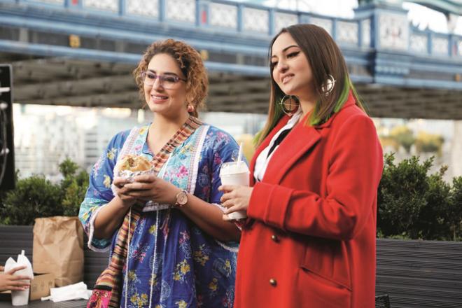 Sonakshi Sinha and Rahma Qureshi in the movie Double XL.Picture:INN