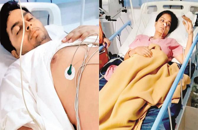 Brijesh Bhiloria and his wife Dolly Singh regained consciousness after 2 days in the hospital.