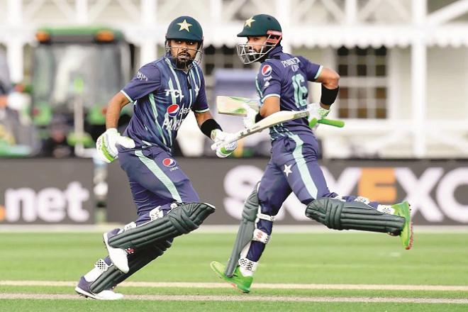 Pakistan`s star batsmen Mohammad Rizwan and Babar Azam.Picture:INN