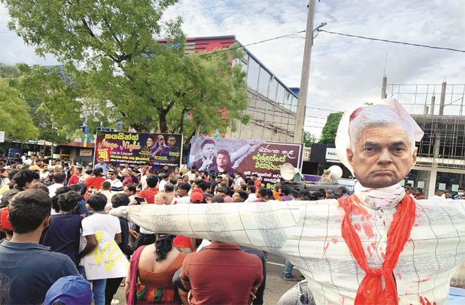 The protests in Sri Lanka are not stopping.