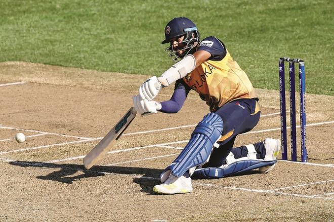 Sri Lankan batsman Kosal Mendes played a brilliant innings of 79 runs against the Netherlands. .Picture:INN