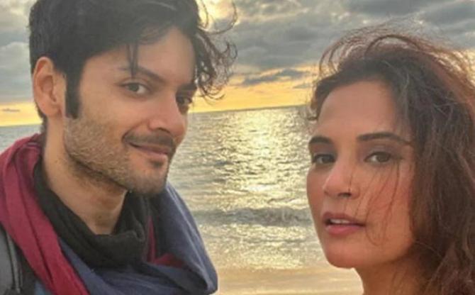 Ali Fazal and Richa Chadha .Picture:INN