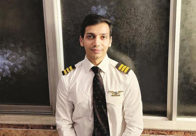 Becoming a pilot is Arfa Momin`s childhood dream, which has turned into reality .Picture:INN