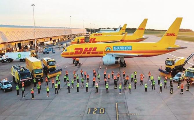 DHL provides its services in 220 countries.Picture:INN