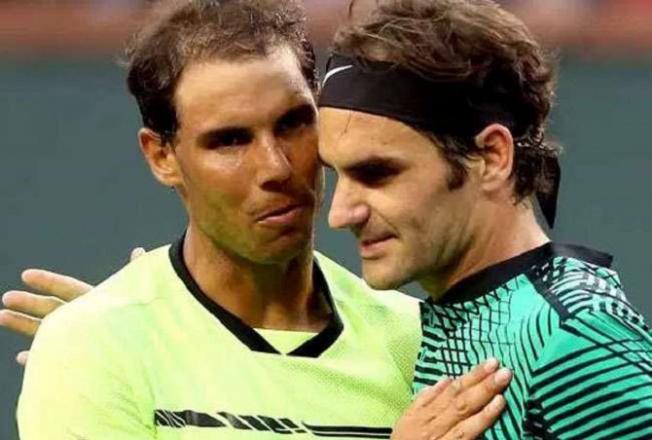 Roger Federer (right) and Rafael Nadal can be seen playing together..Picture:INN