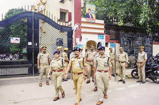 Ahead of Monday`s verdict, tight security arrangements were made at the Banaras District Court. (PTI)
