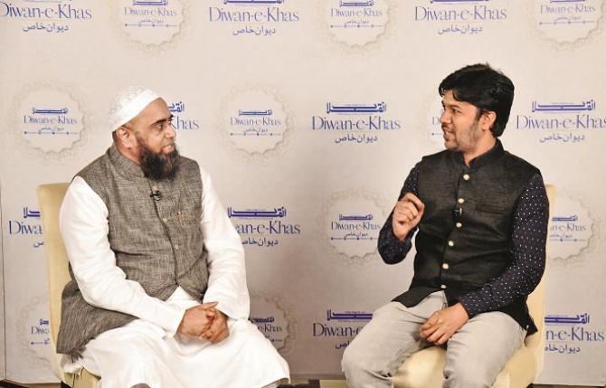 In the fifth episode of Dewan Khas, a conversation with the special guest Mr. Asr Syed, member of the Inquilab Azhar Mirza can be seen. .Picture: Nimesh Dewey /Inquilab