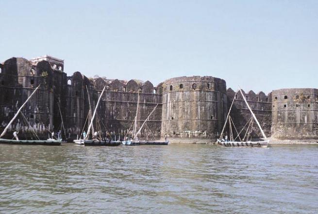 Janjira Fort is reached by sailing boats .Picture:INN