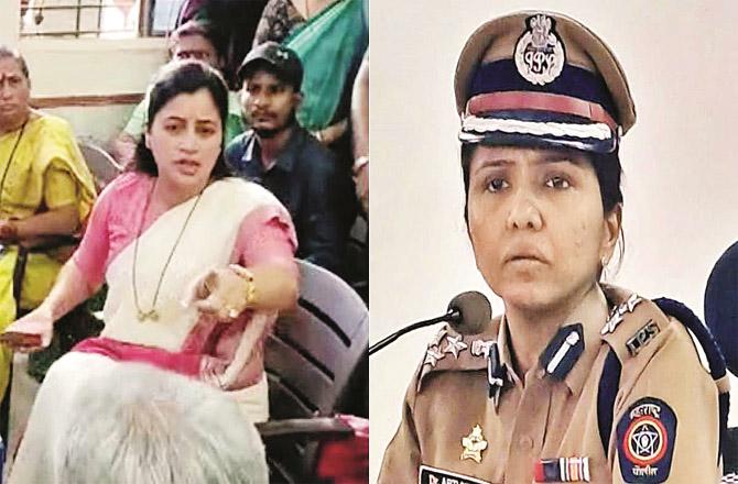 The conflict between Amravati Police Commissioner Aarti Singh and Member of Parliament Navneet Rana is increasing