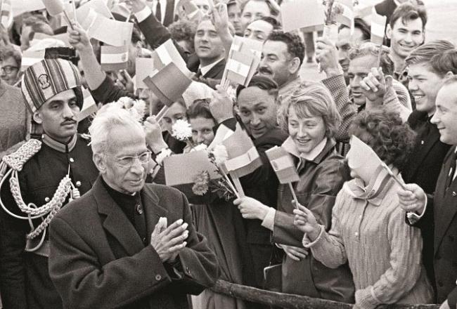 A memorable photo of 1964 the visit to Moscow, at that time Radhakrishnan was the President of the country.Picture:INN