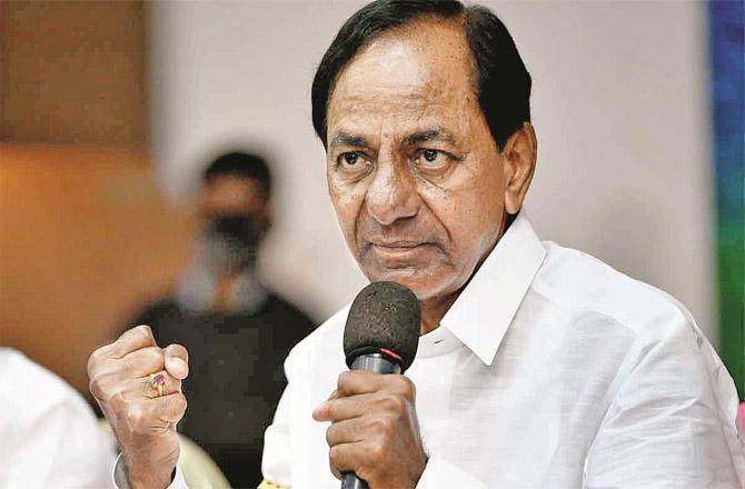 Telangana Chief Minister K Chandrasekhar Rao