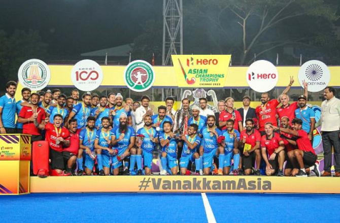 India Won The Asian Champions Trophy For The Fourth Time.Photo.Twitter