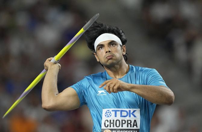 Indian player Neeraj Chopra. Photo: INN
