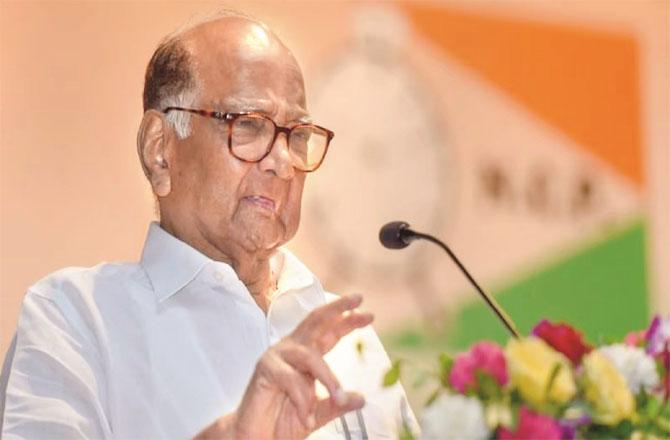 NCP chief Sharad Pawar has retaliated against the rebel group (file photo).