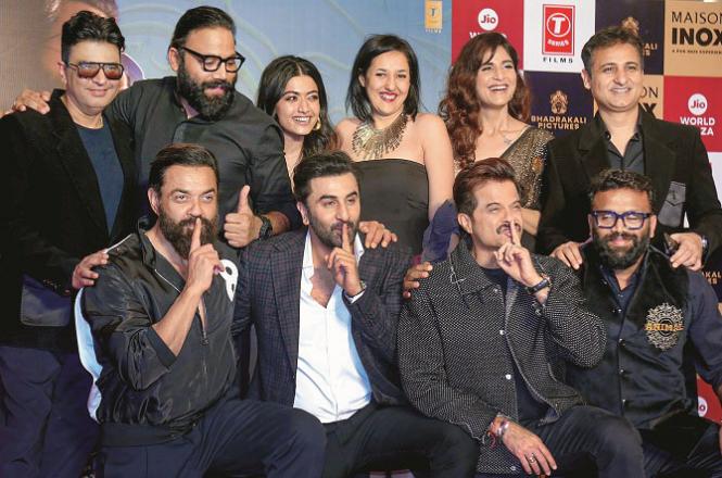 Team Animal during the promotion. Photo: PTI
