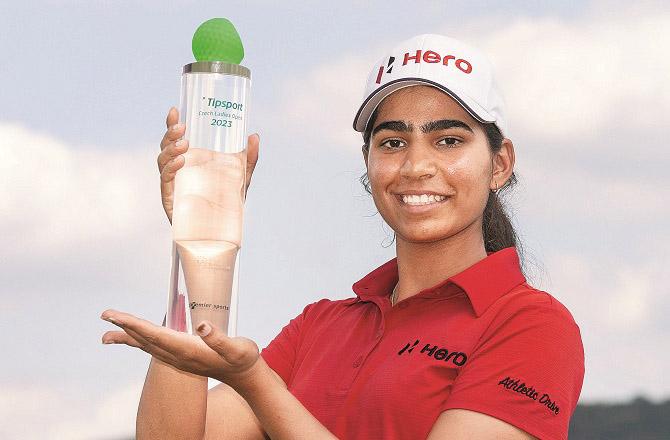 Indian golfer Diksha Dagger. Photo: INN