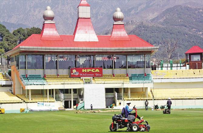 This ground in Dharamshala is not ready to host a Test match