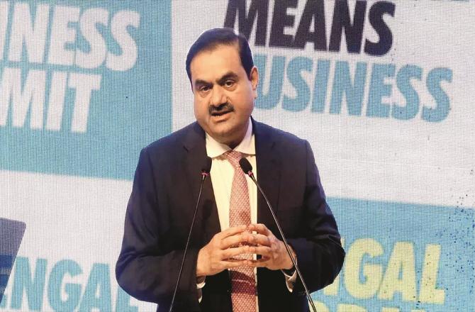 At present, it is difficult to say where Gautam Adani`s decline will end (file photo).