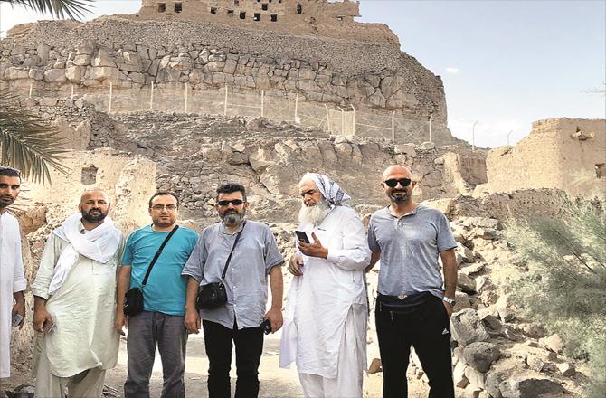 The monument of Khyber forts still remains today and pilgrims try to reach there