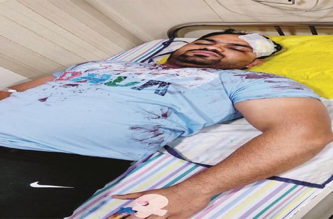 Injured Nadeem Adam is undergoing treatment at the hospital.