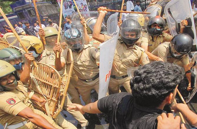At times police behavior becomes aggressive, this needs to be considered
