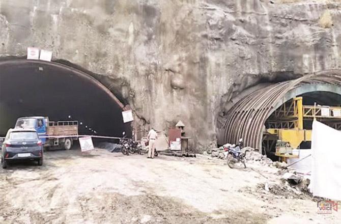 Tunnels constructed in Mumbra hills for Airoli-Katai road project.